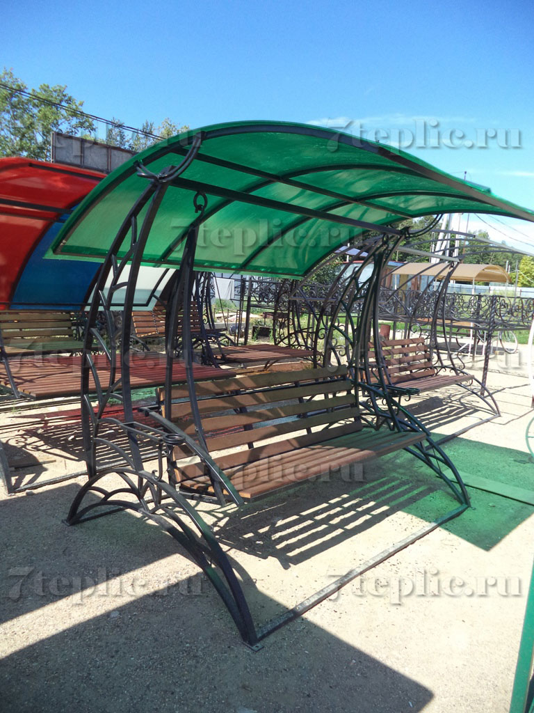Садовые качели кованные раскладные в Московской области