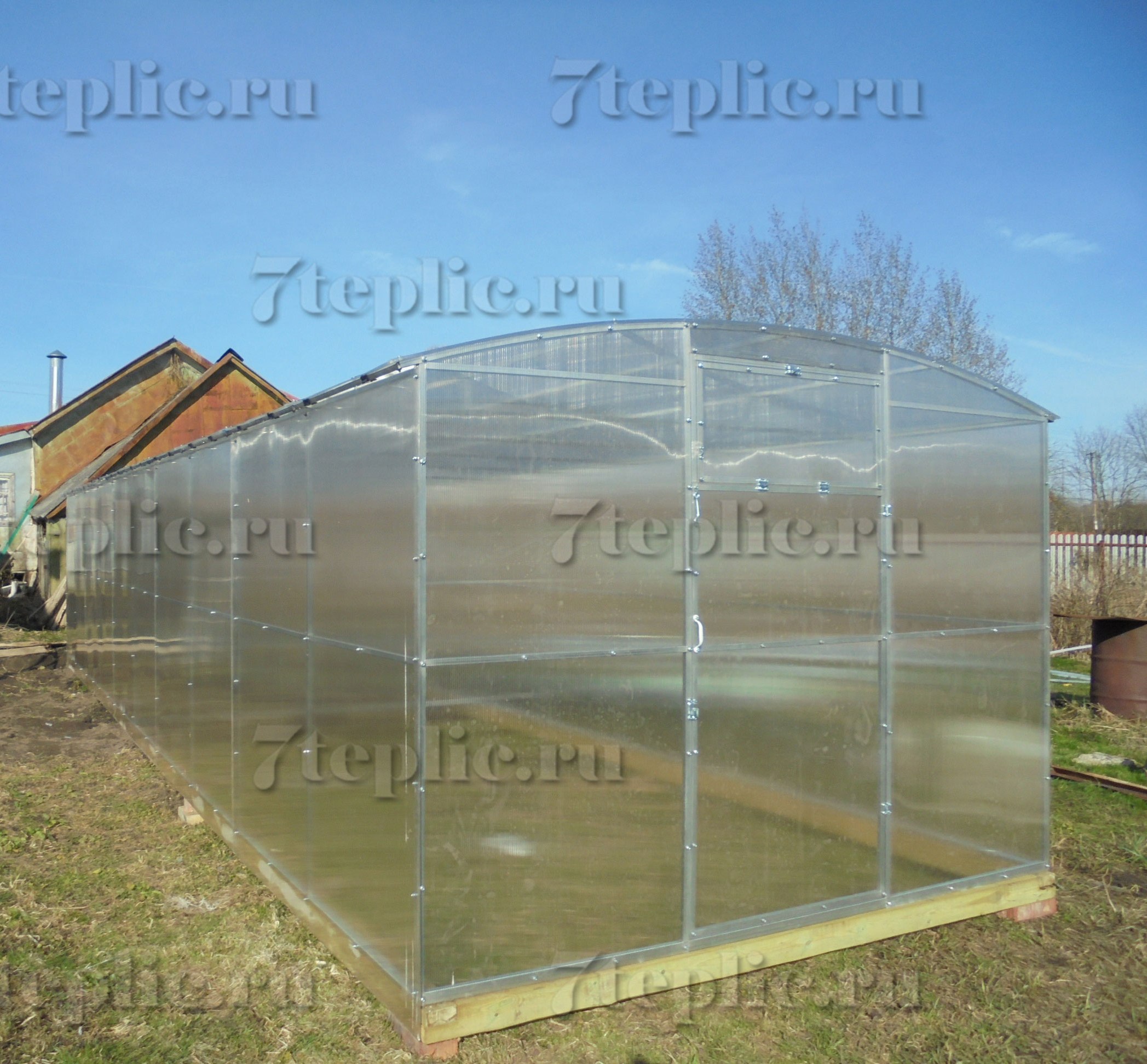 Теплица Кабриолет со съемной крышей